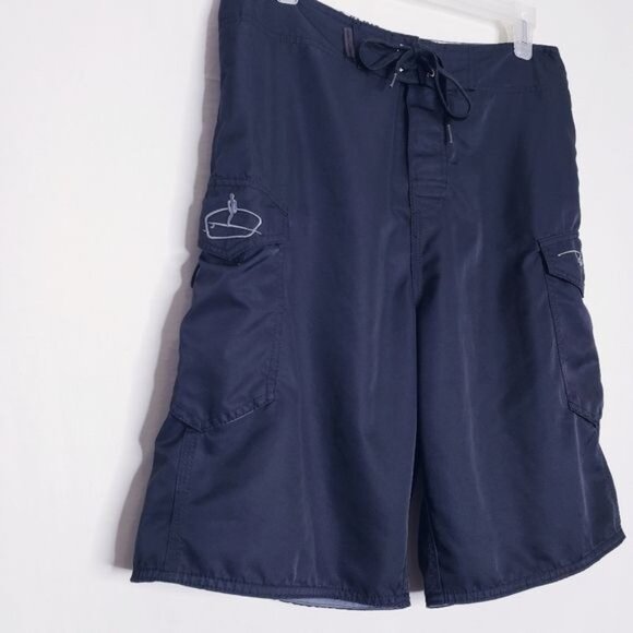 Ron Jon Surf Shop Black Swim Trunks Board Shorts Men's Size 30 - Picture 2 of 11